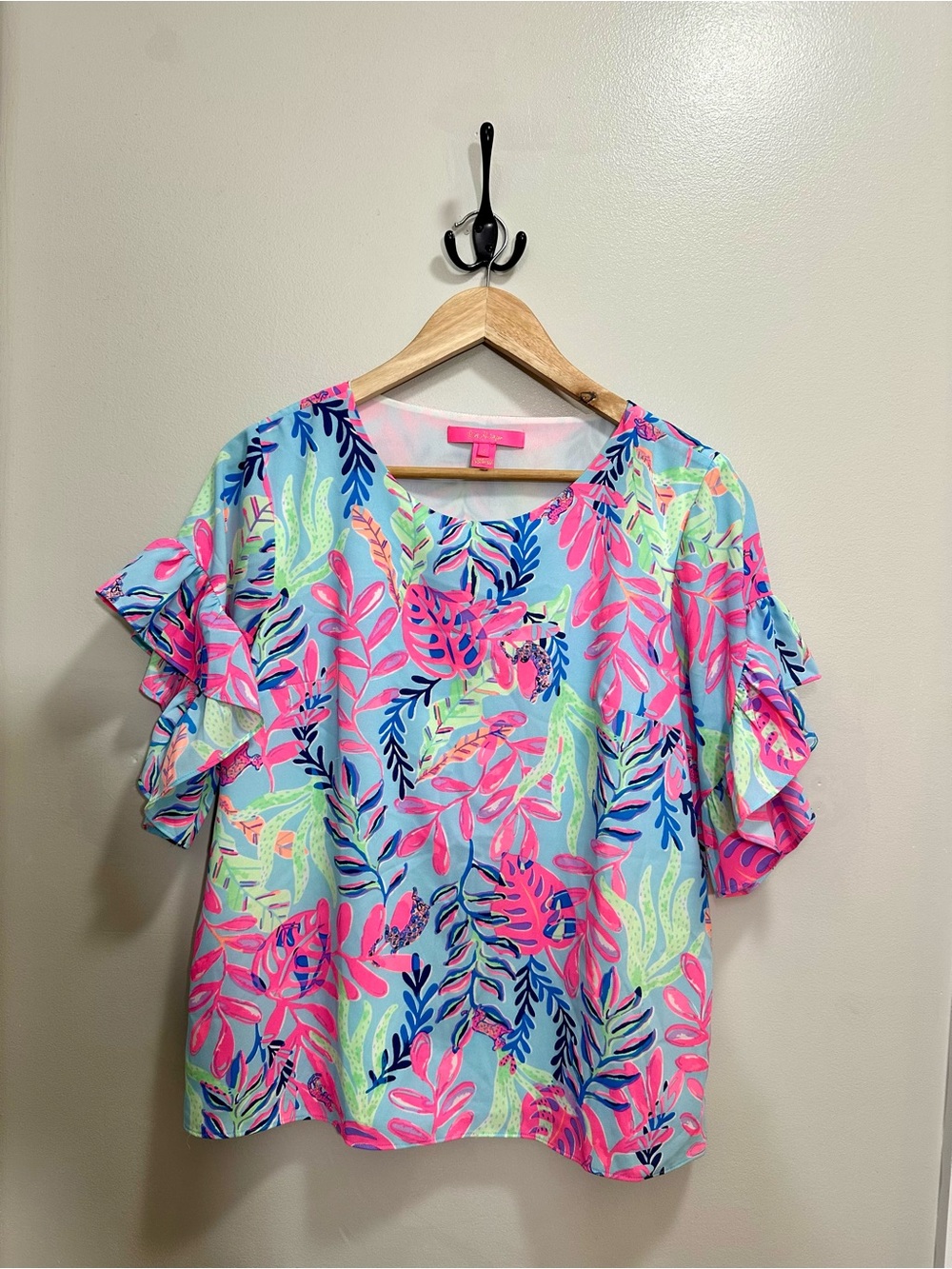 Lily Pulitzer Darlah Stretch Top Size S